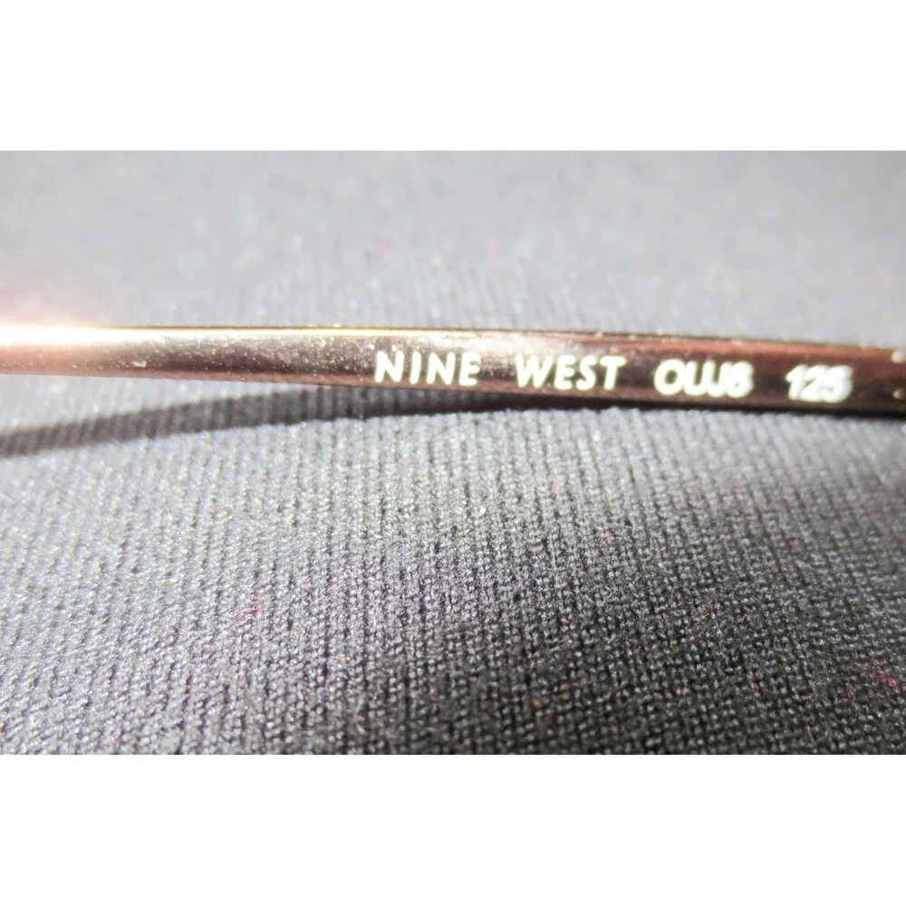 Nine West OUJ6 134 Bronze Metal Rectangular Eyeglasses Frames 125mm 35516